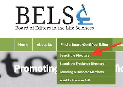 Verify if an academic editor claims they're ELS or BELS-certified